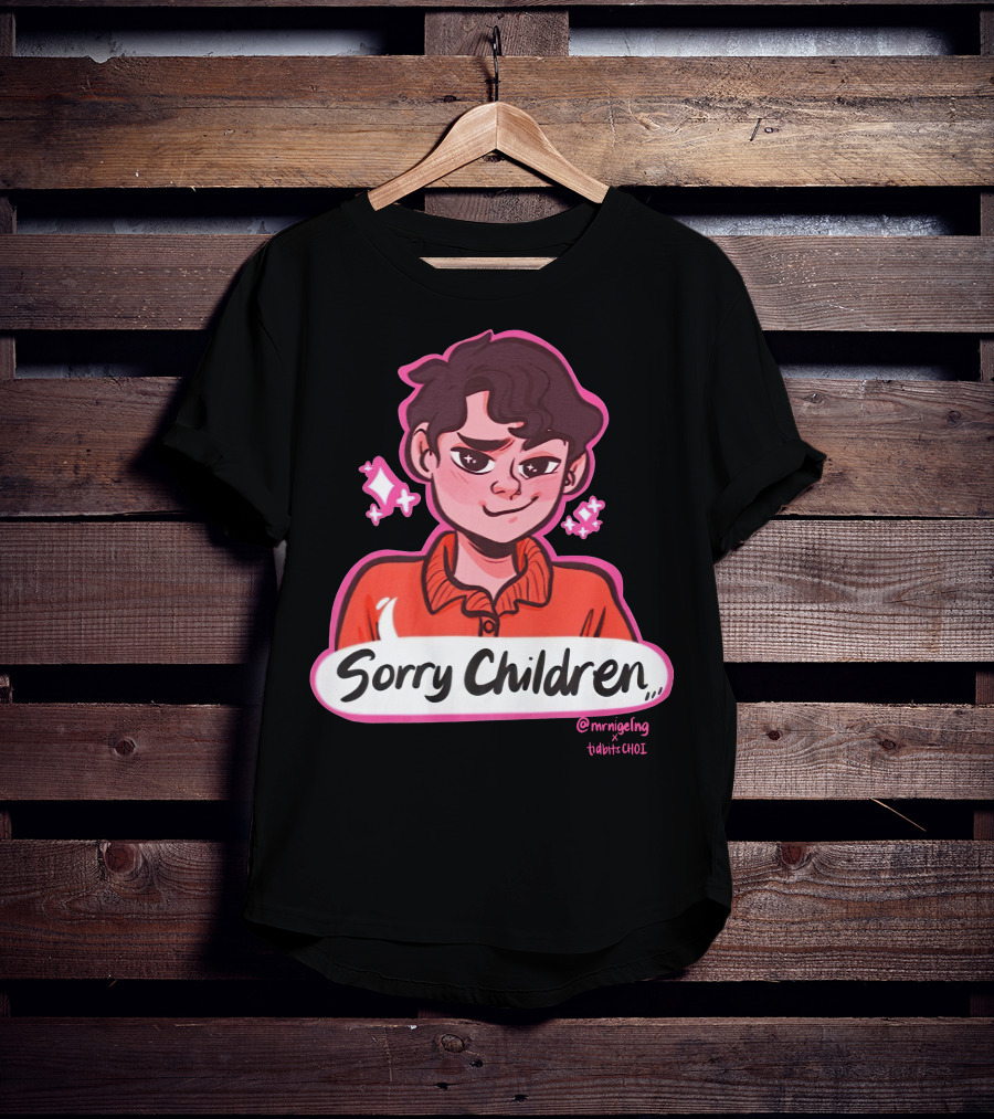 Sorry Children Uncle Roger Merch By MrNigelNG X TidbitsCHOI T-Shirt