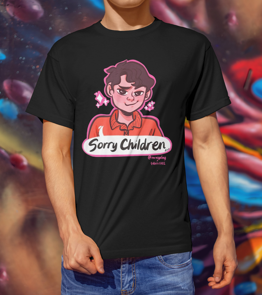 Sorry Children Uncle Roger Merch By MrNigelNG X TidbitsCHOI T-Shirt