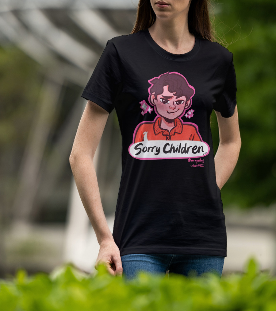 Sorry Children Uncle Roger Merch By MrNigelNG X TidbitsCHOI T-Shirt