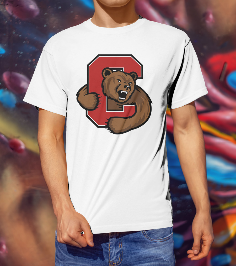 Cornell Big Red Bear Logo C T-Shirt