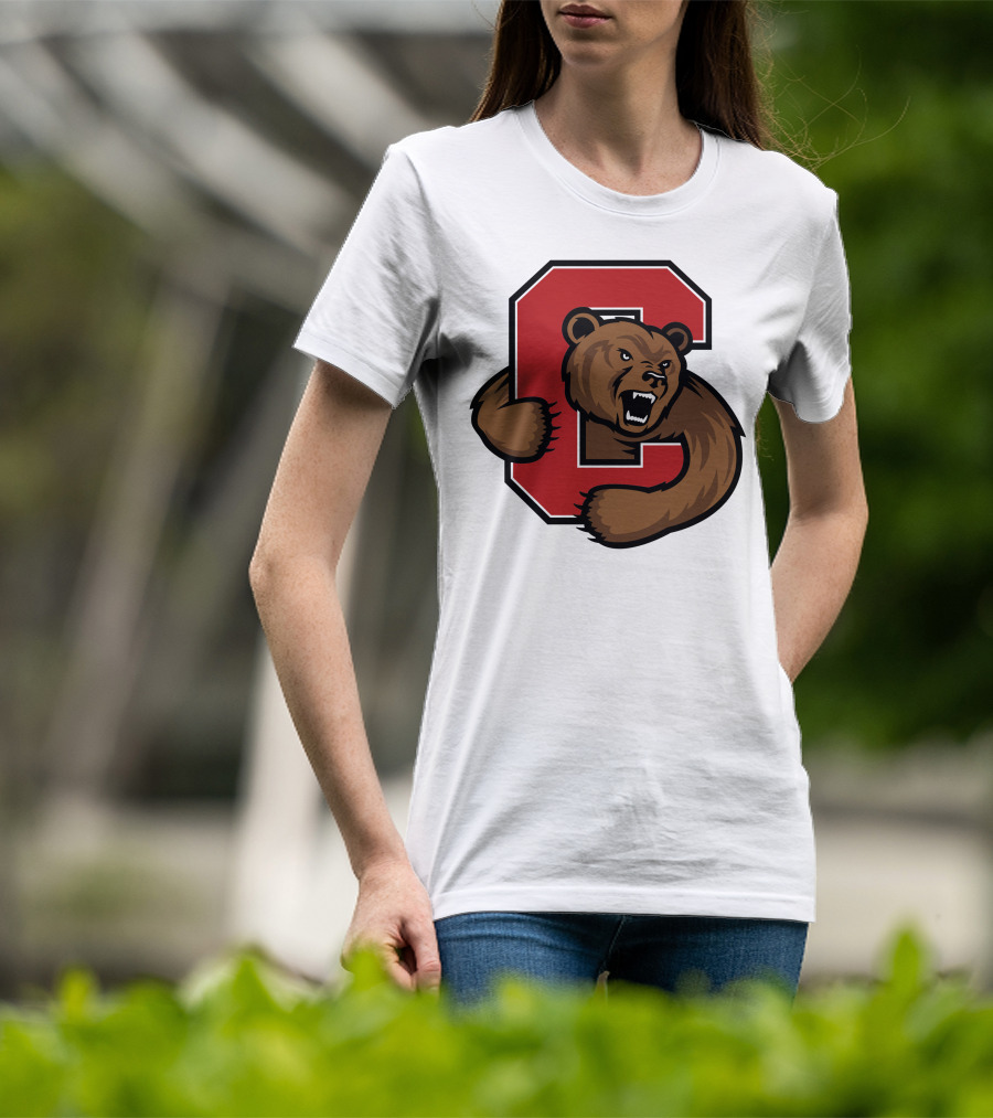 Cornell Big Red Bear Logo C T-Shirt