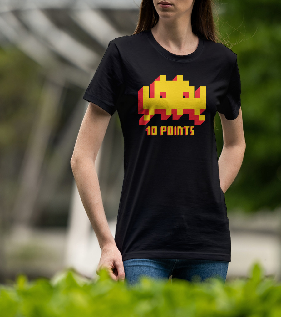 Space Invaders 10 Points Classic Arcade T-Shirt