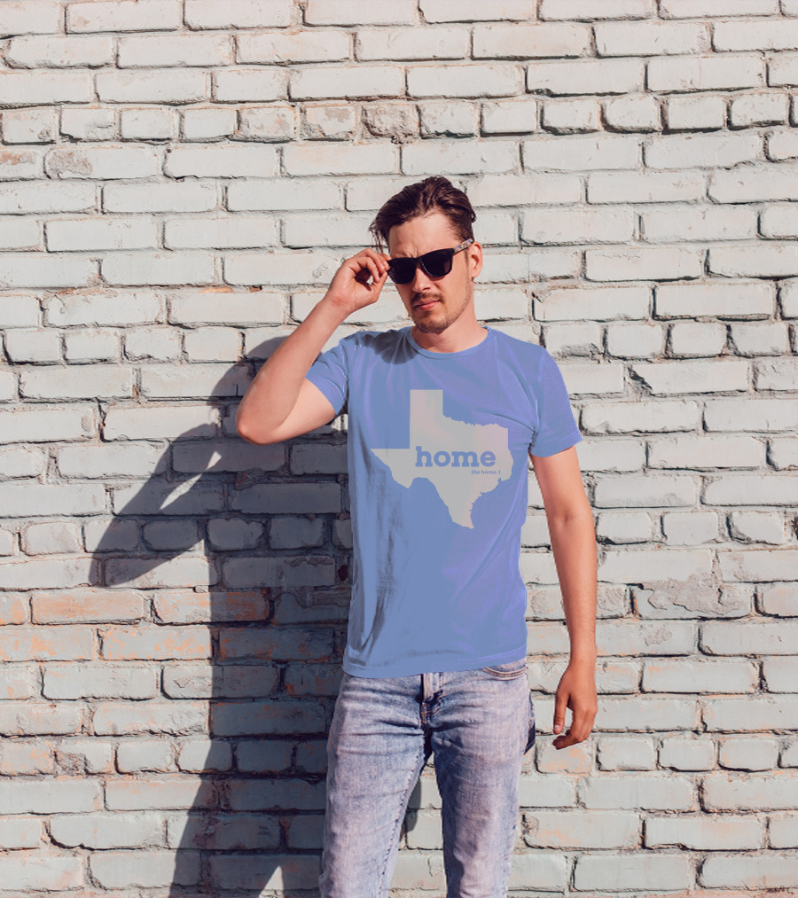 Home Shark Tank Texas State Silhouette The Home T T-Shirt