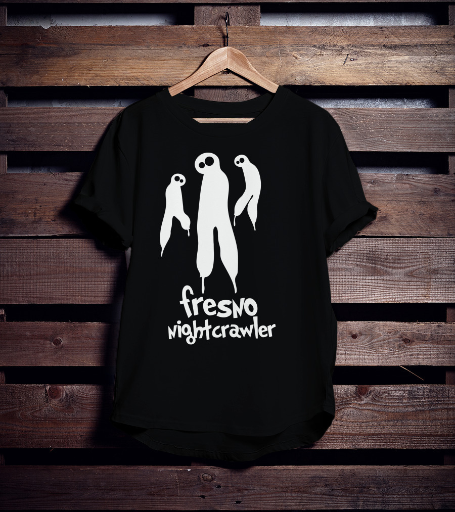 Fresno Nightcrawler Cryptid Silhouette Trio T-Shirt