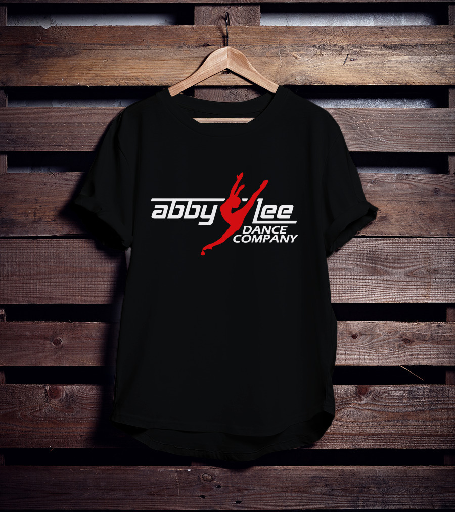 Abby Lee Dance Company Logo With Red Dancer T-Shirt