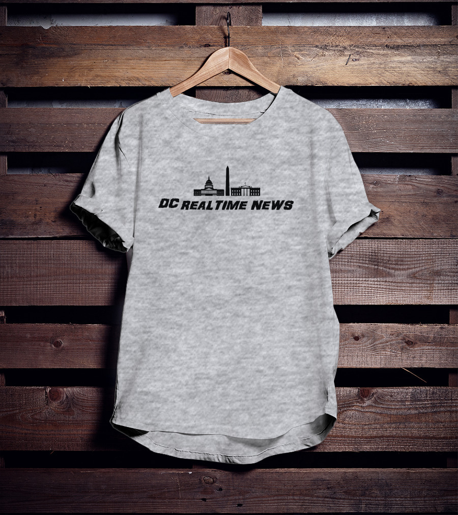 DC Realtime News Capitol White House Washington Monument T-Shirt