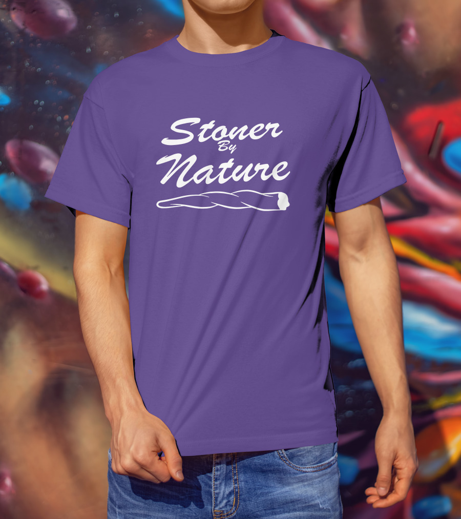 Ymh Merch Stoner By Nature Rolling Joint T-Shirt