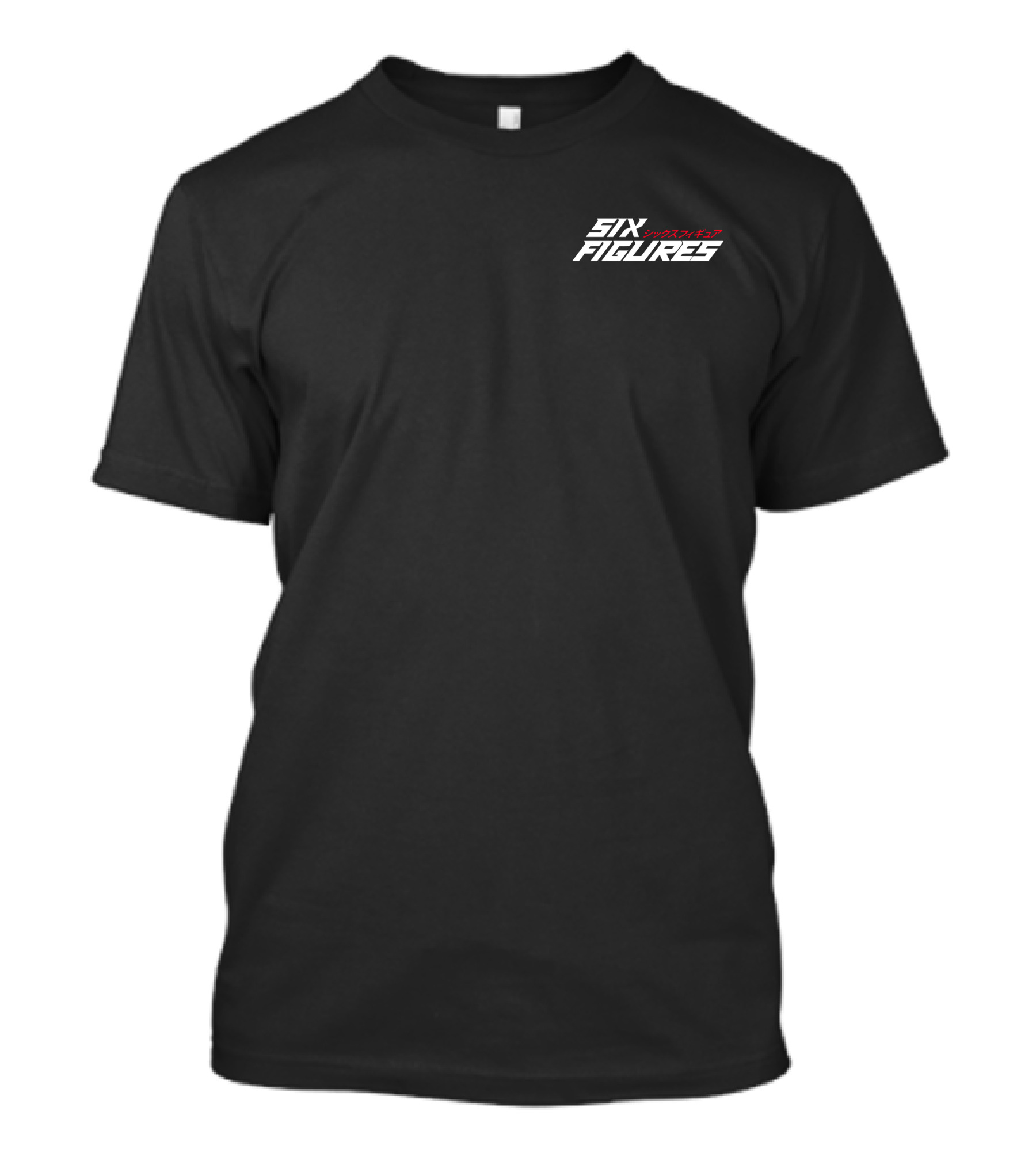 Six Figures Merch 6F Esports Stylized Text T-Shirt
