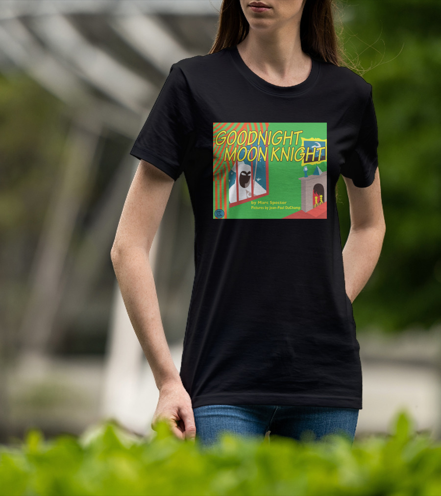 Goodnight Moon Knight By Marc Spector Pictures By Jean-Paul DuChamp T-Shirt
