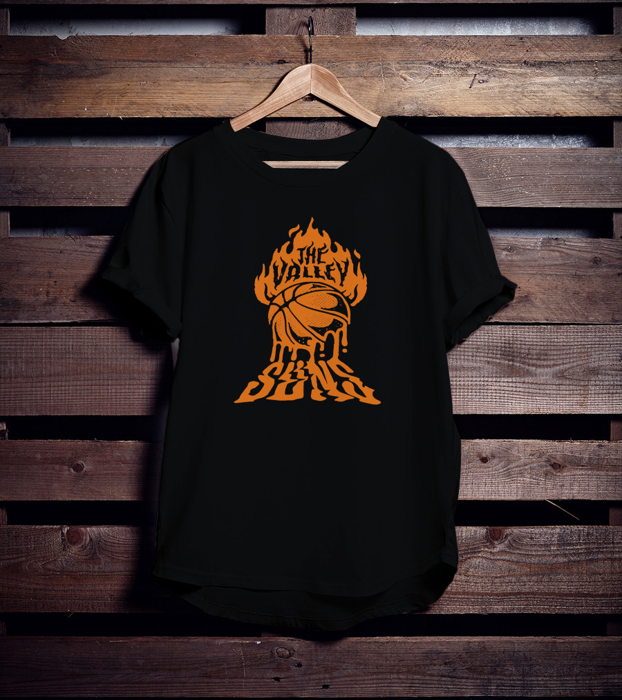 Phoenix Suns Basketball The Valley Suns Flame T-Shirt
