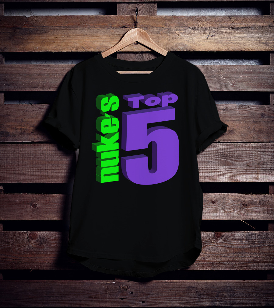 Nukestop5 Nuke's Top 5 Logo Merch T-Shirt