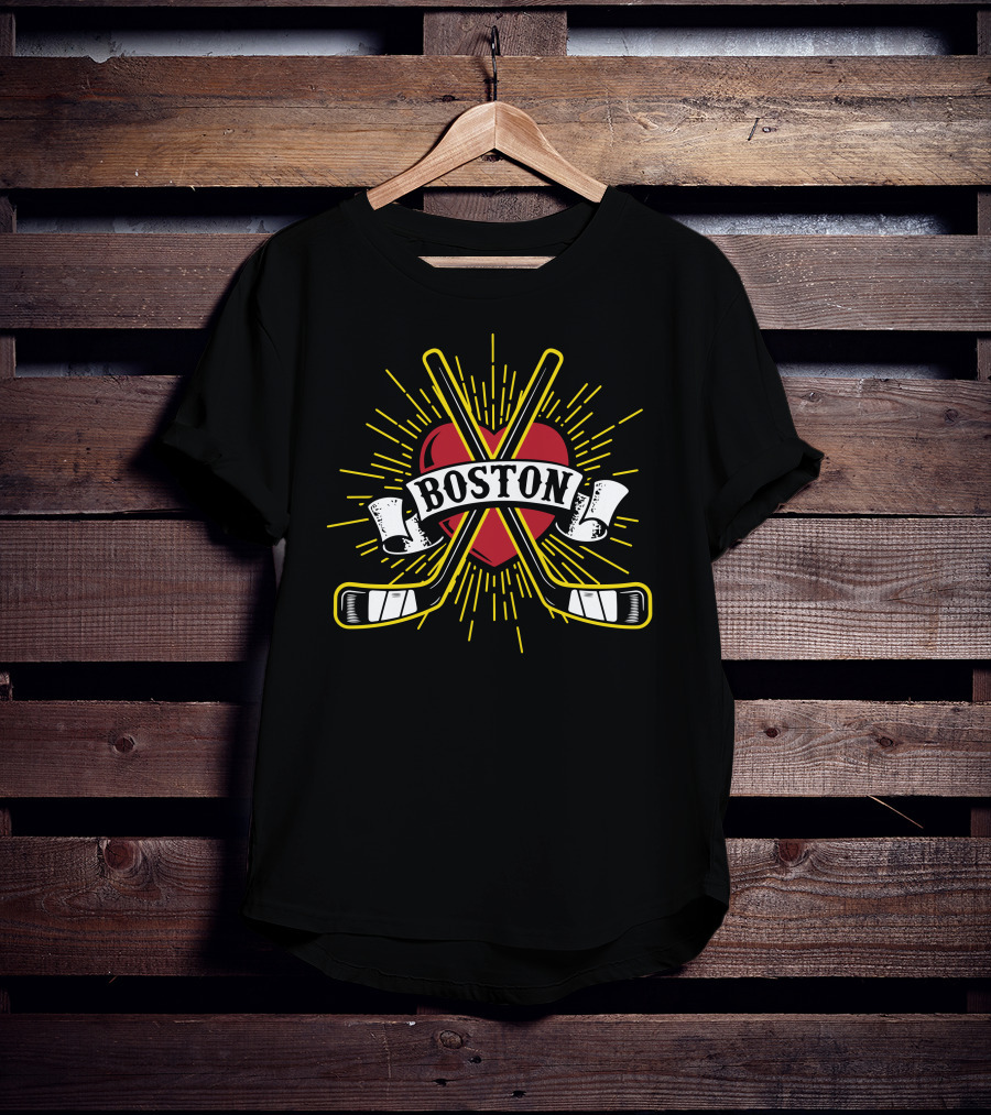 Boston Heart Ice Hockey NF17 Passion Connection T-Shirt