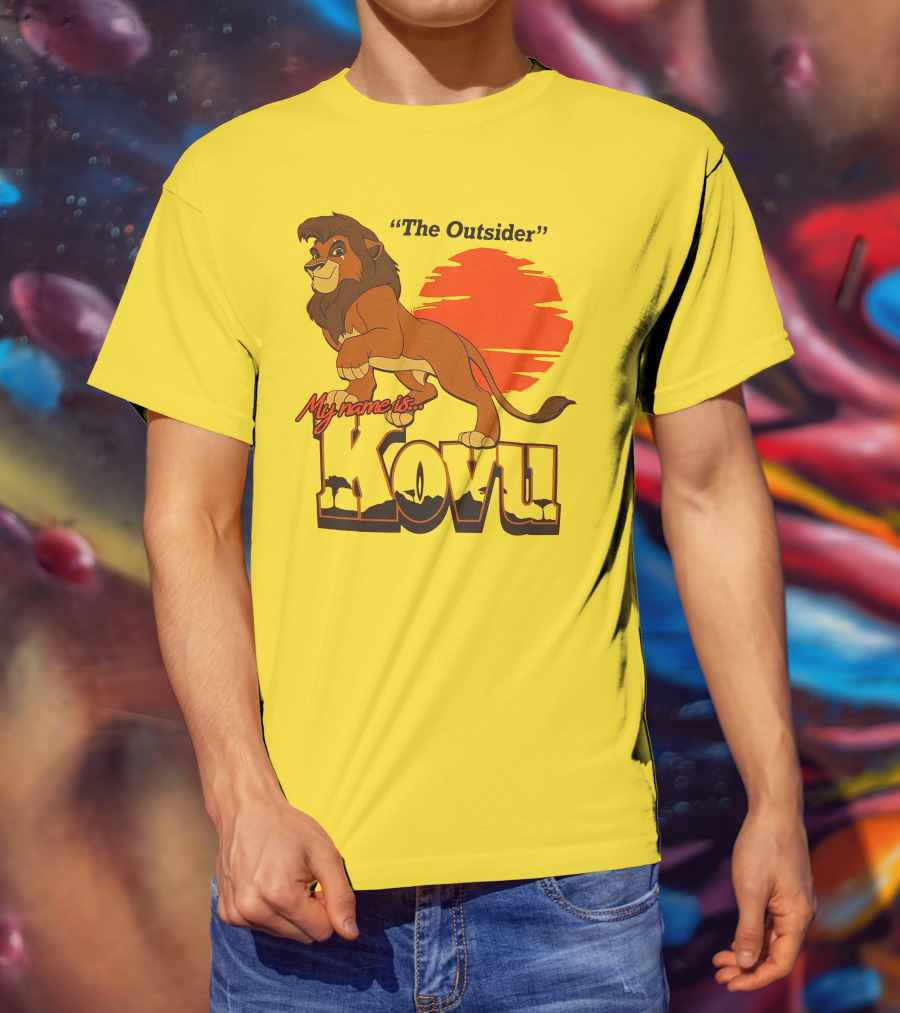 The Outsider My Name Is Kovu Lion King Character T-Shirt