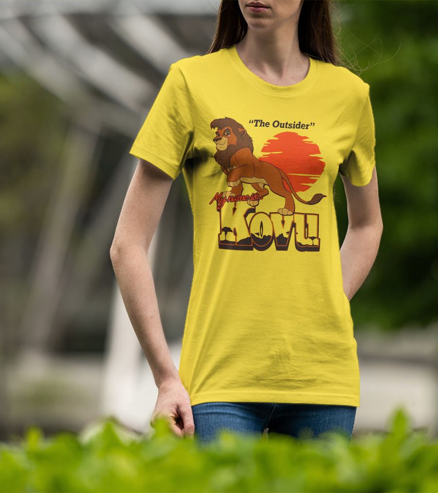 The Outsider My Name Is Kovu Lion King Character T-Shirt