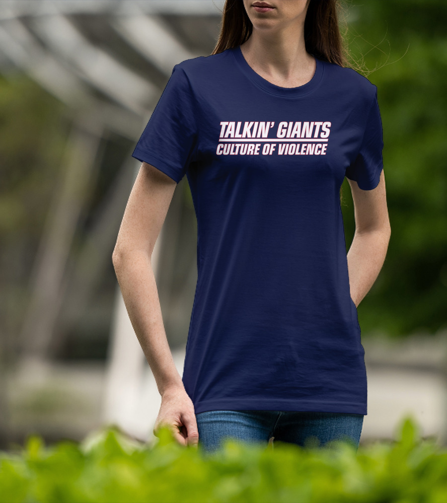 Jomboy Media Talkin' Giants Culture Of Violence T-Shirt