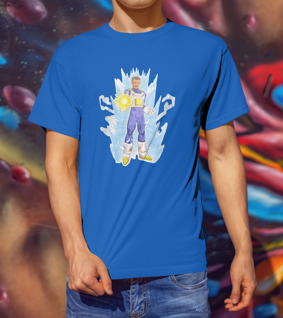 Josh Robbins Daniel Gafford Vegeta Super Saiyan Dragon Ball Z Power-Up T-Shirt