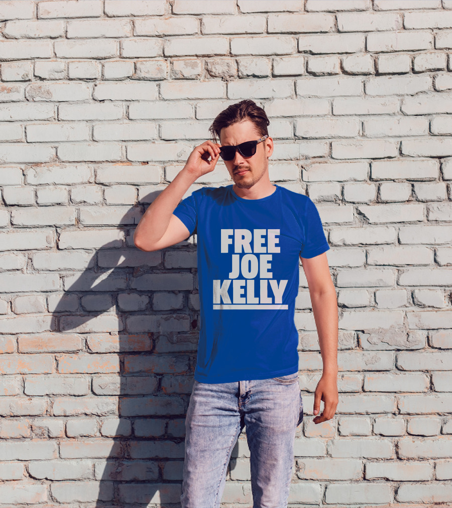 Free Joe Kelly Blue T-Shirt