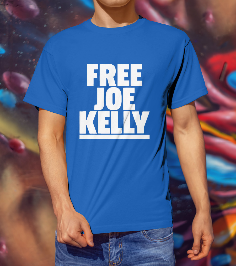 Free Joe Kelly Blue T-Shirt