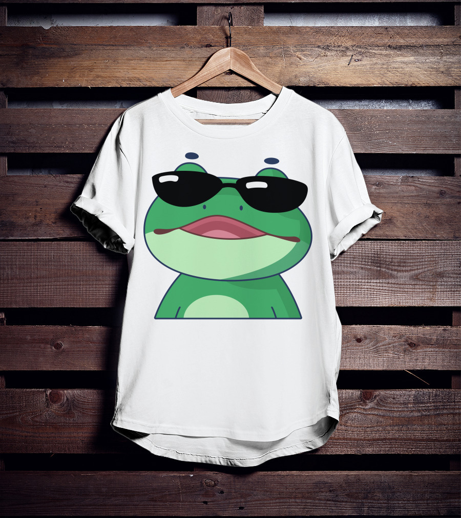 Boomerna Frog With Sunglasses T-Shirt