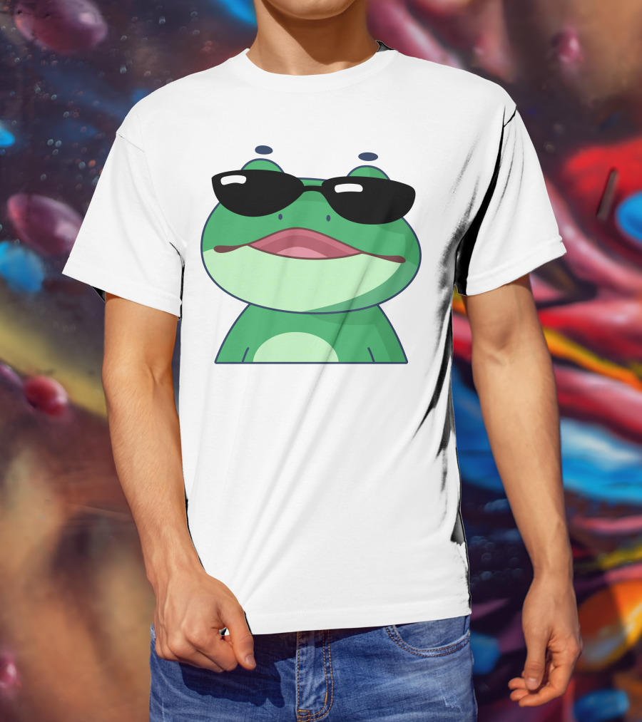 Boomerna Frog With Sunglasses T-Shirt