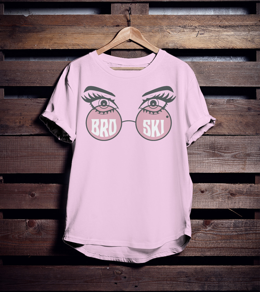 Brittany Broski Bro Ski Eyeglasses T-Shirt