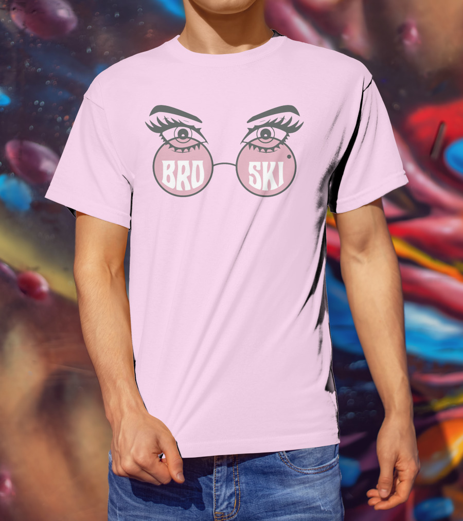 Brittany Broski Bro Ski Eyeglasses T-Shirt