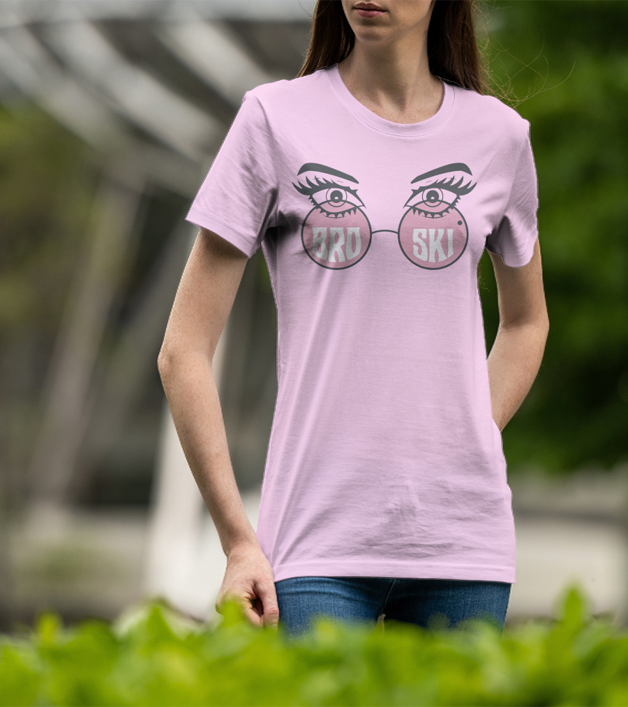 Brittany Broski Bro Ski Eyeglasses T-Shirt