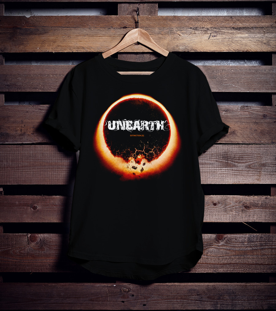 UNEARTH Extinction [9] Solar Eclipse Event T-Shirt