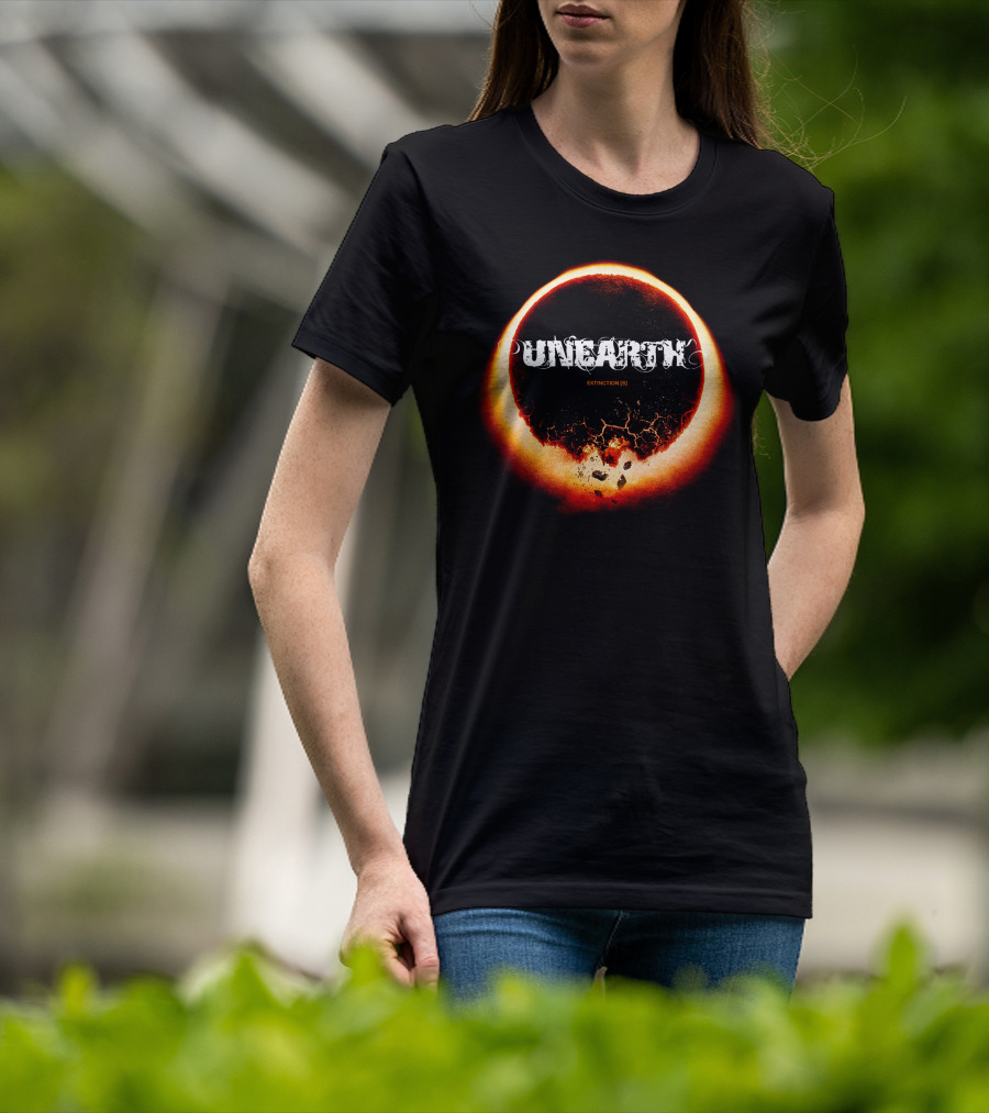 UNEARTH Extinction [9] Solar Eclipse Event T-Shirt