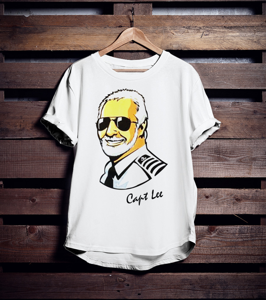 Capt Lee Sunglasses Captain Uniform T-Shirt