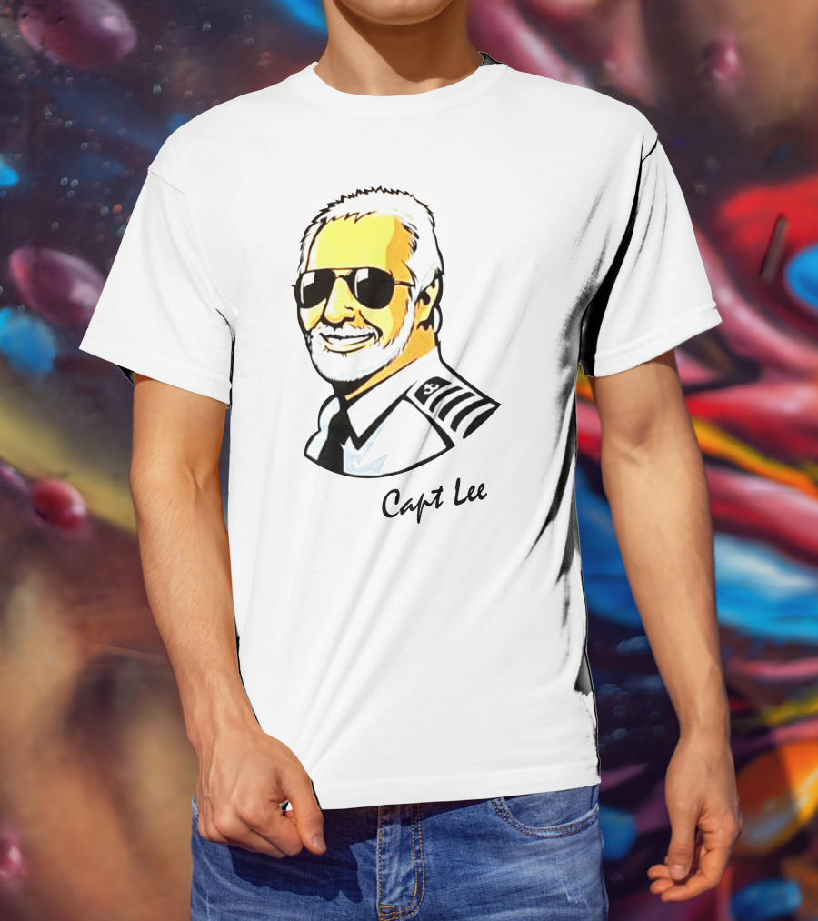 Capt Lee Sunglasses Captain Uniform T-Shirt