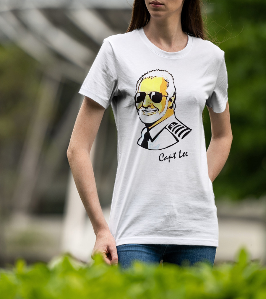 Capt Lee Sunglasses Captain Uniform T-Shirt
