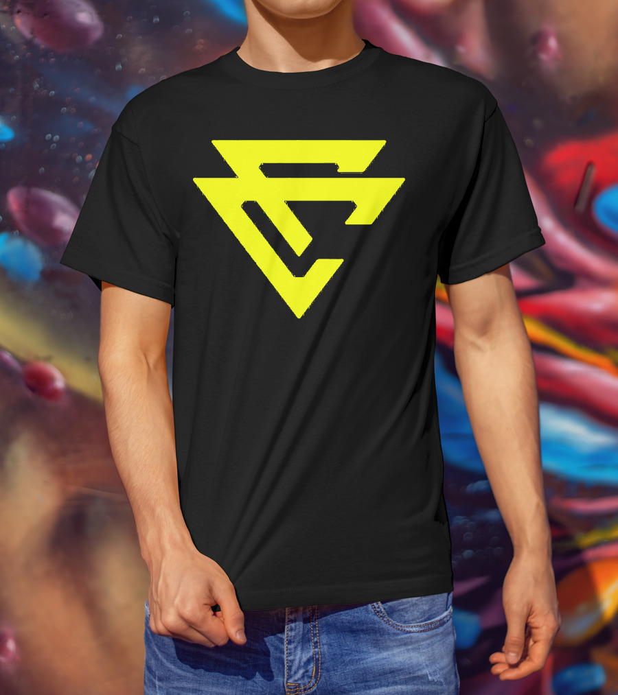 Capron Funk CF Logo Yellow And Black Merch T-Shirt