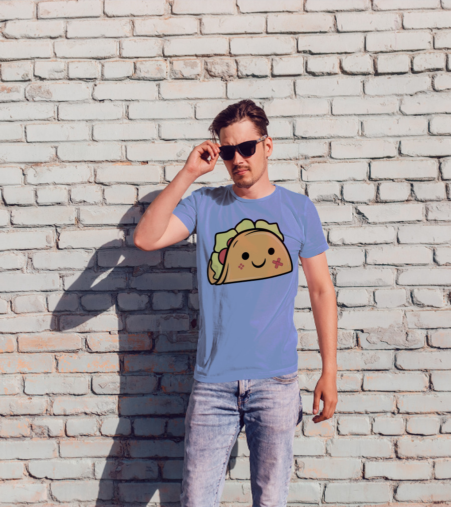 Kawaii Taco Cute Smiley Face Twent4tim Merch T-Shirt