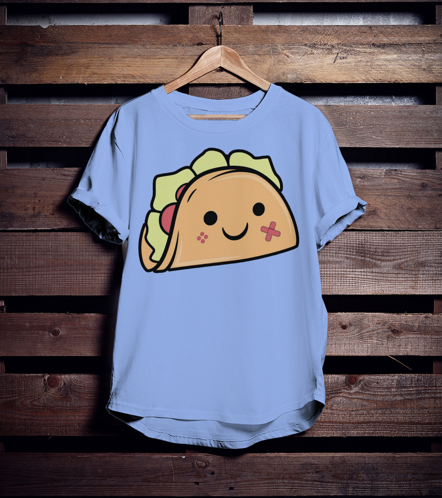 Kawaii Taco Cute Smiley Face Twent4tim Merch T-Shirt