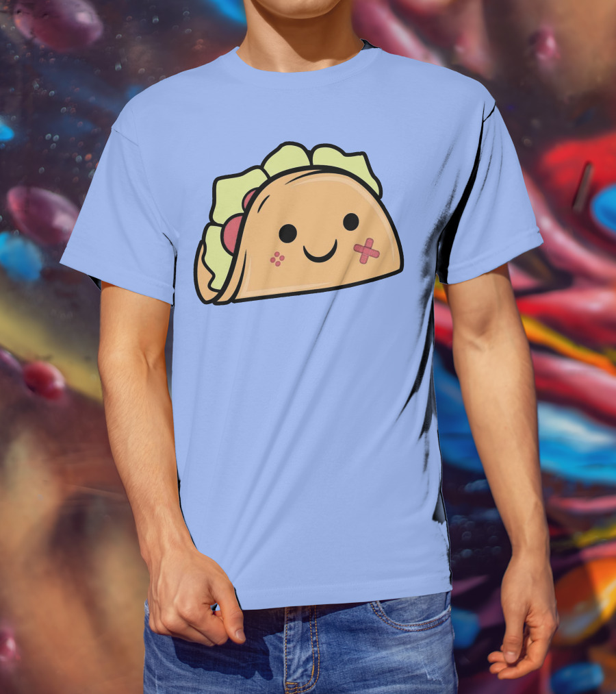 Kawaii Taco Cute Smiley Face Twent4tim Merch T-Shirt