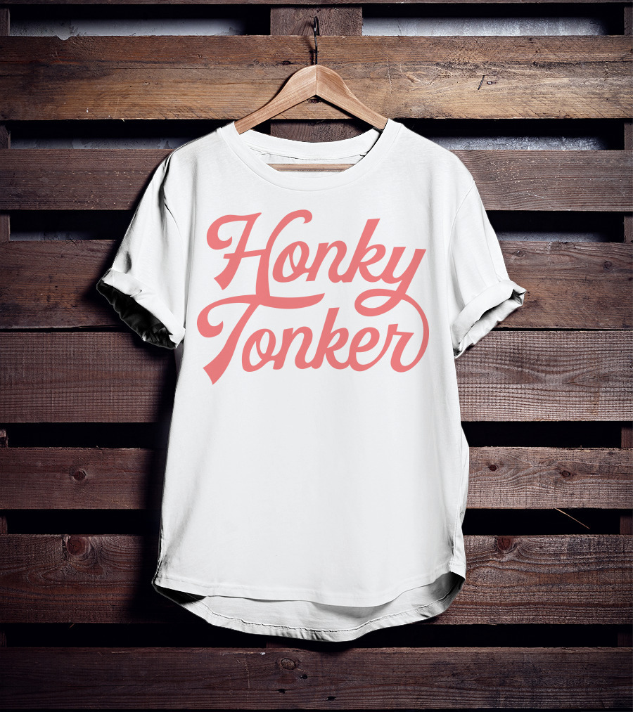 Honky Tonker Retro Script T-Shirt