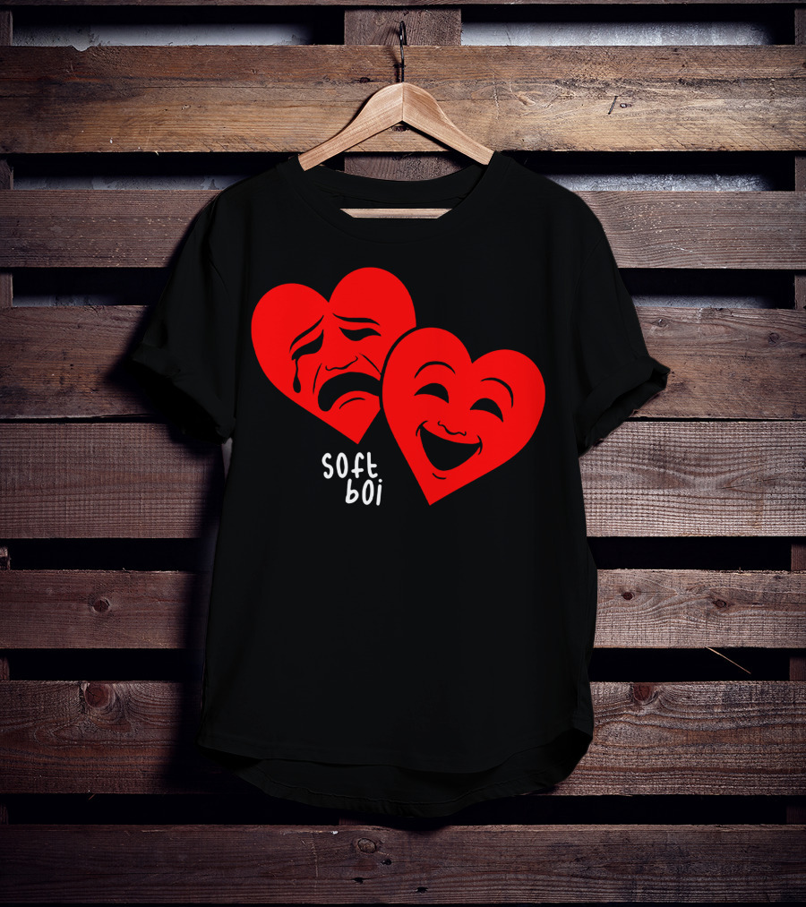 Soft Boi CrankGameplays Merch Heart Faces T-Shirt