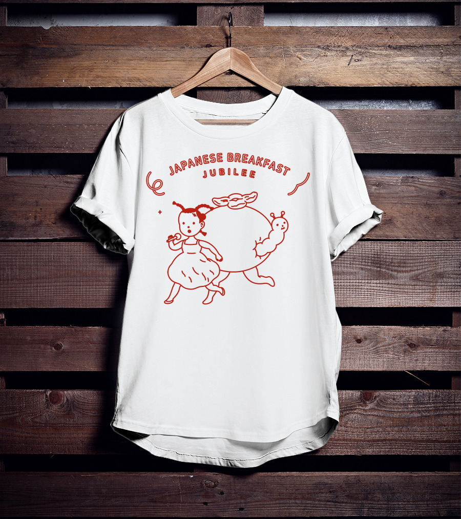 Japanese Breakfast Jubilee 6 Running Girl And Creature T-Shirt