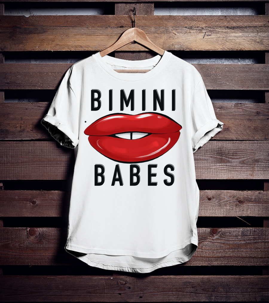 Bimini Babes Red Lips Bimini Bon Boulash Merch T-Shirt
