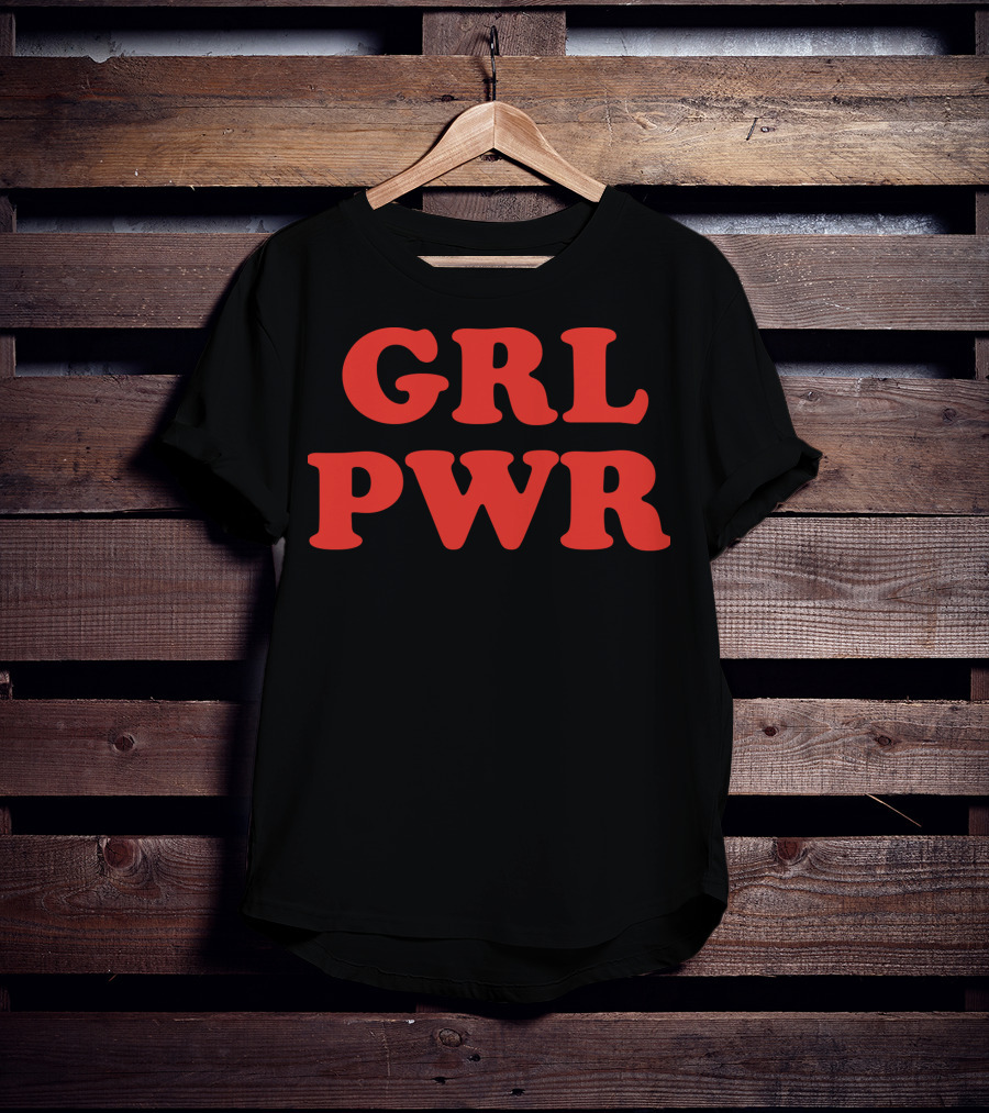 GRL PWR Bold Red Empowerment T-Shirt