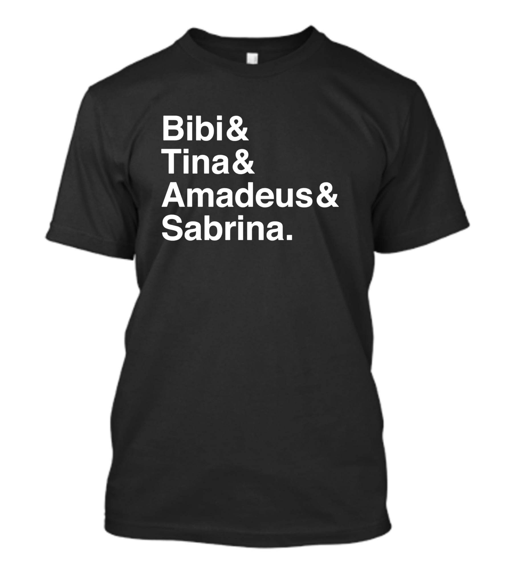 Bibi And Tina And Amadeus And Sabrina Collection T-Shirt