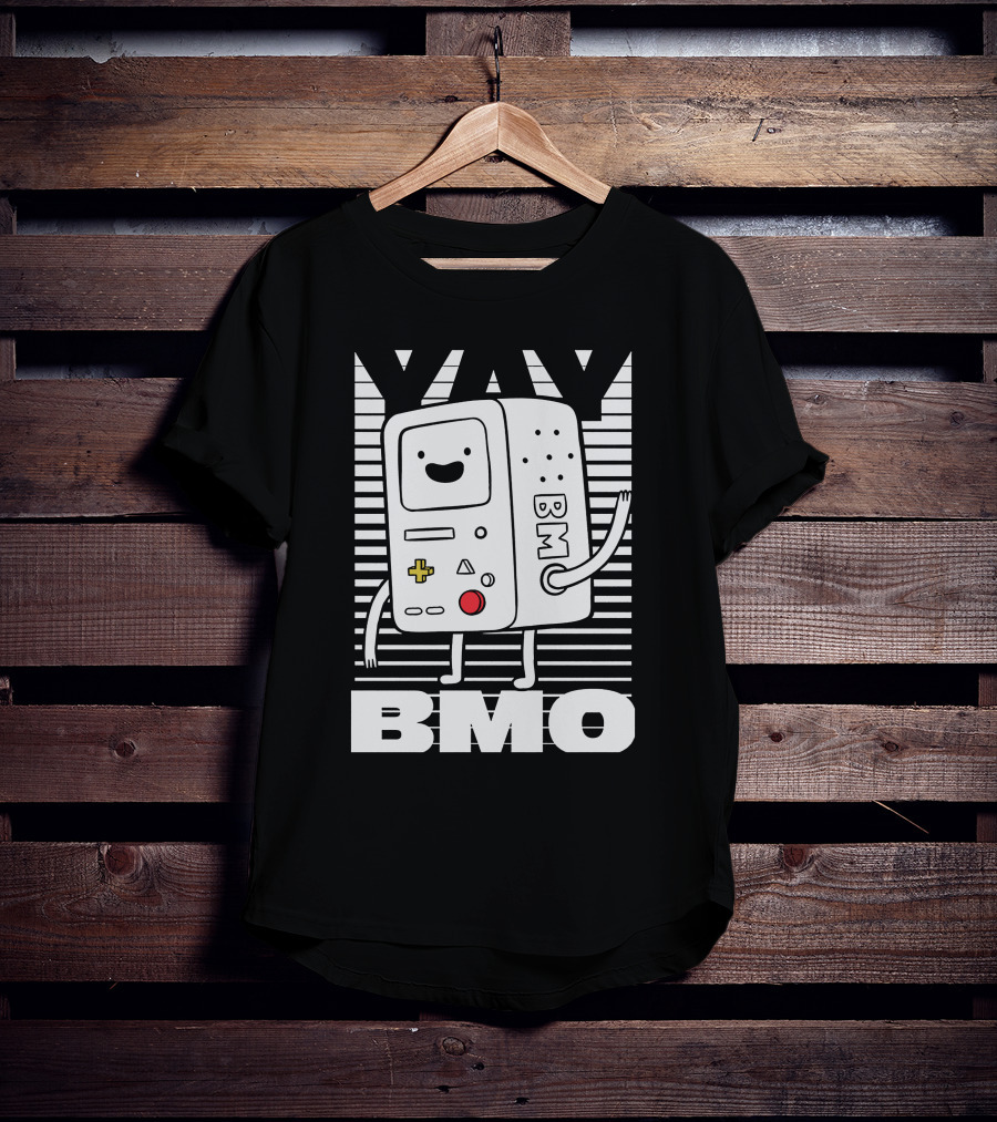 Yay BMO Adventure Time Character T-Shirt