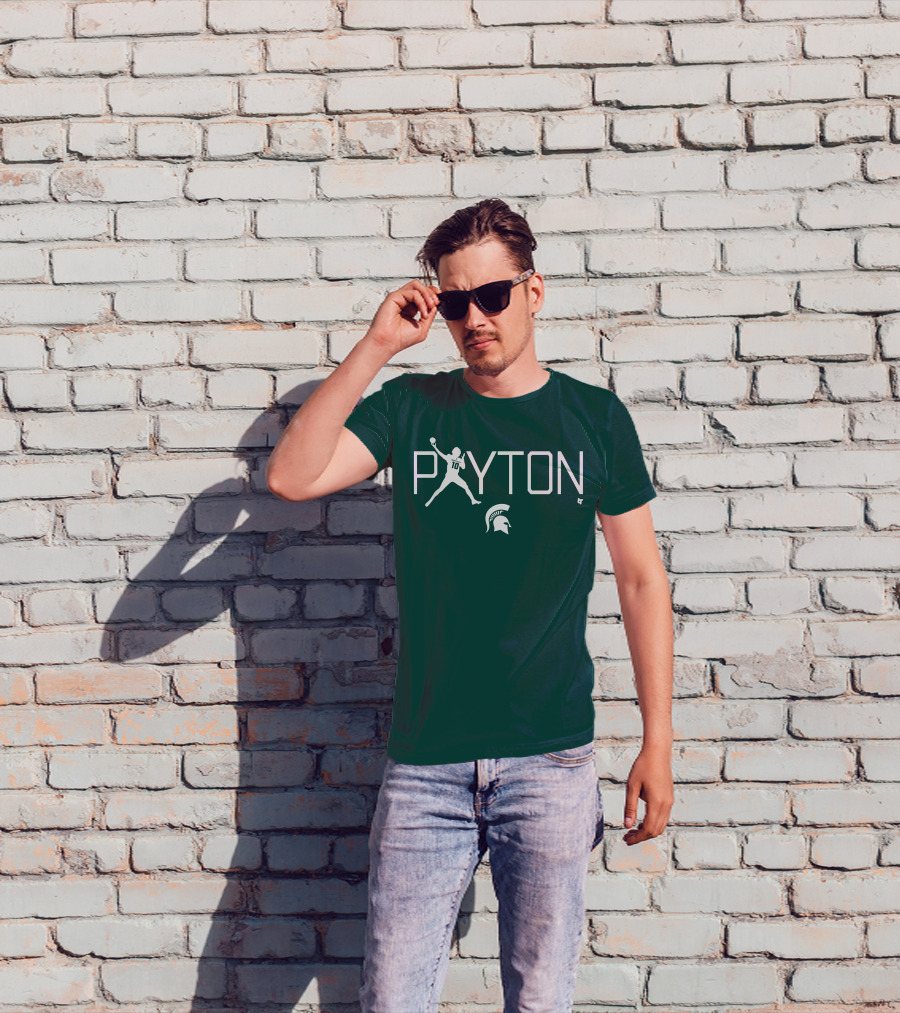 PAYTON 10 Spartan Football Quarterback T-Shirt