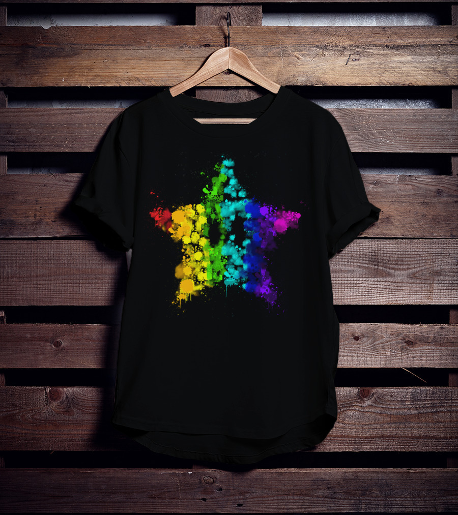 Simpleflips Merch Rainbow Starburst T-Shirt