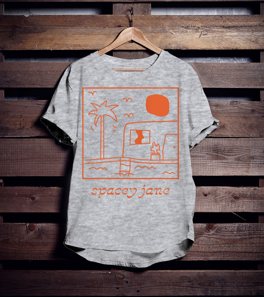 Spacey Jane Palm Tree And House T-Shirt