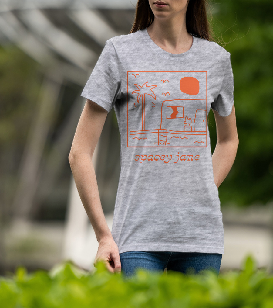 Spacey Jane Palm Tree And House T-Shirt