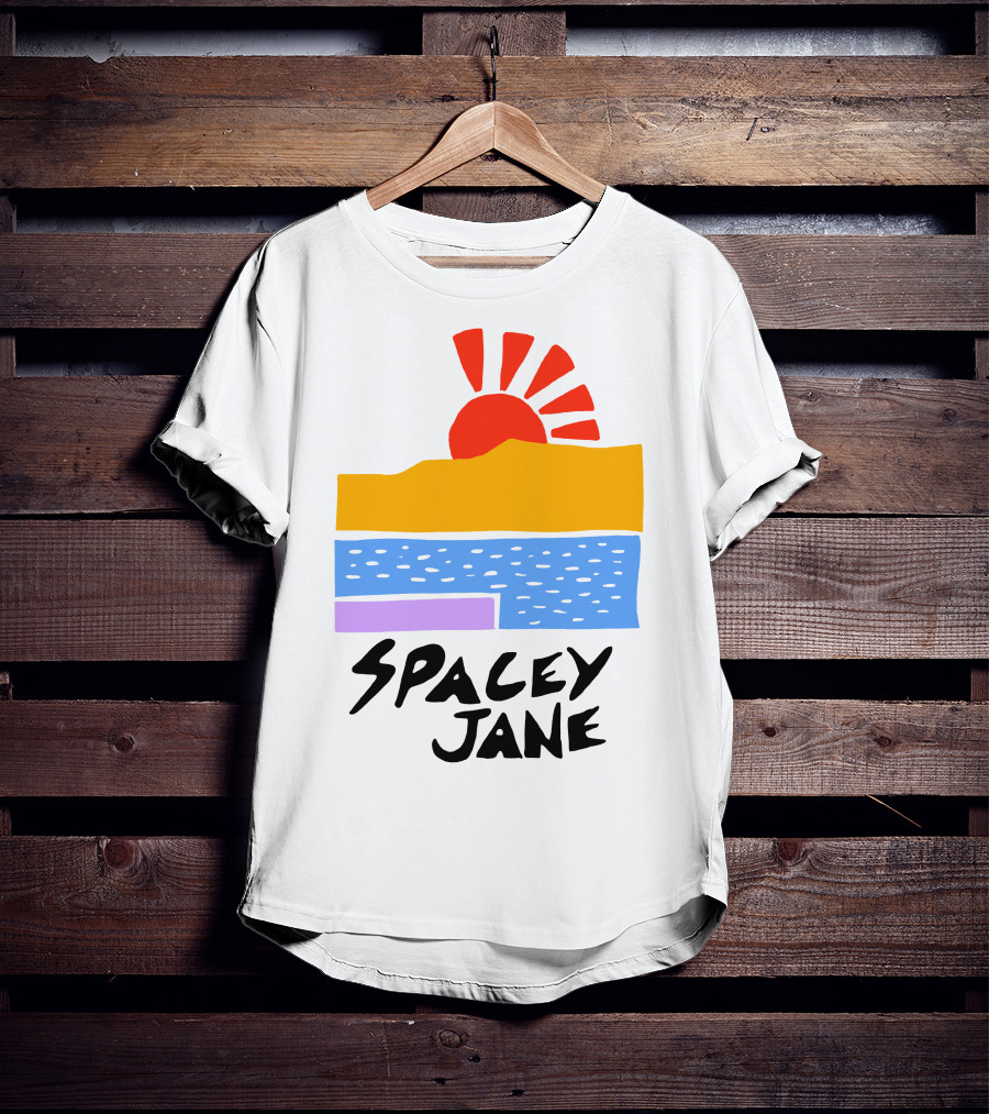 Spacey Jane Store Sun And Waves Retro T-Shirt