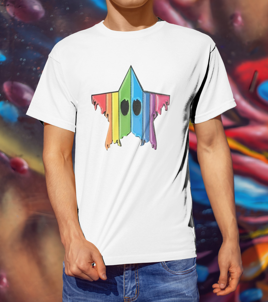 Dripping Rainbow Star Simpleflips Store T-Shirt