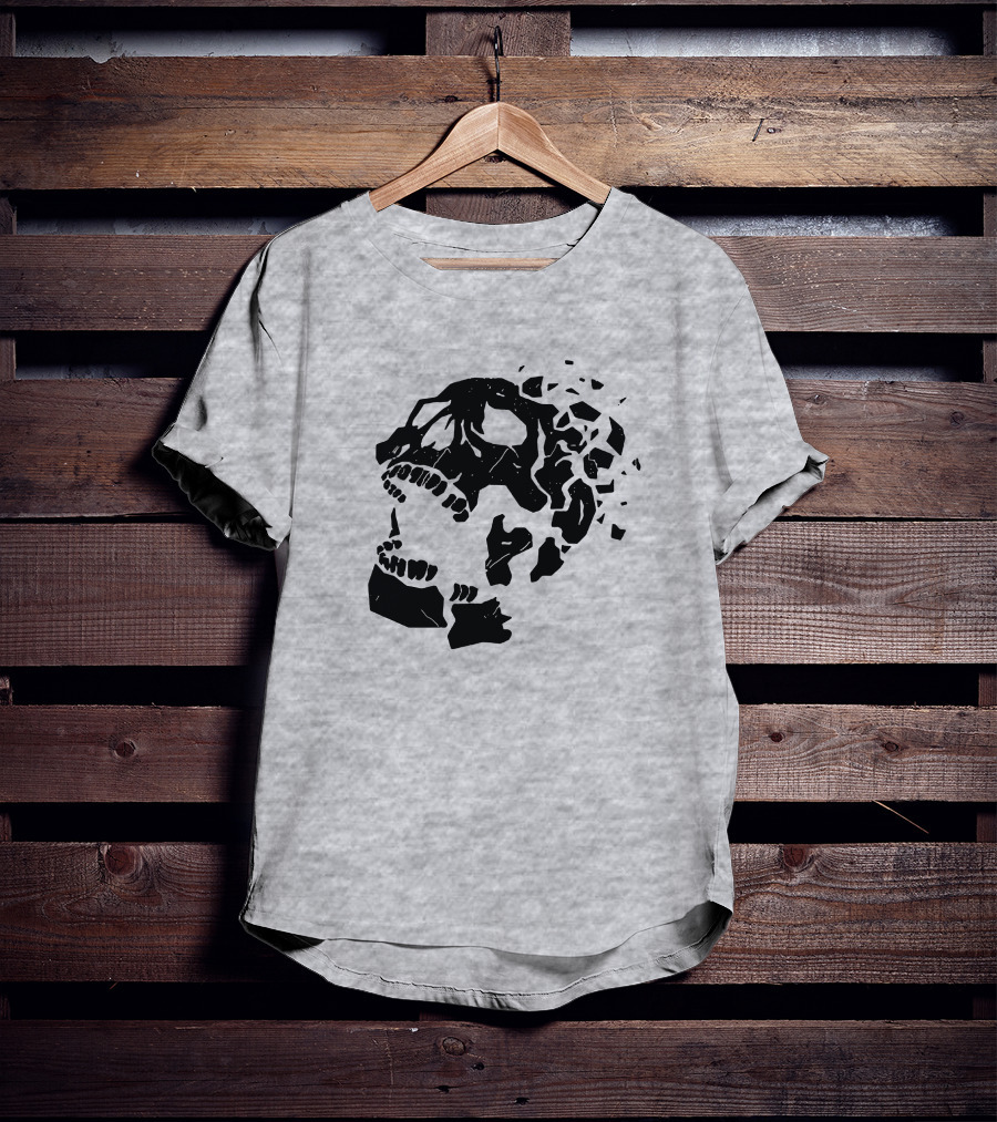 Dead By Daylight Skull Shattered Effect T-Shirt